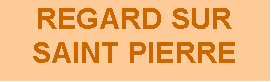 Zone de Texte: REGARD SUR SAINT PIERRE